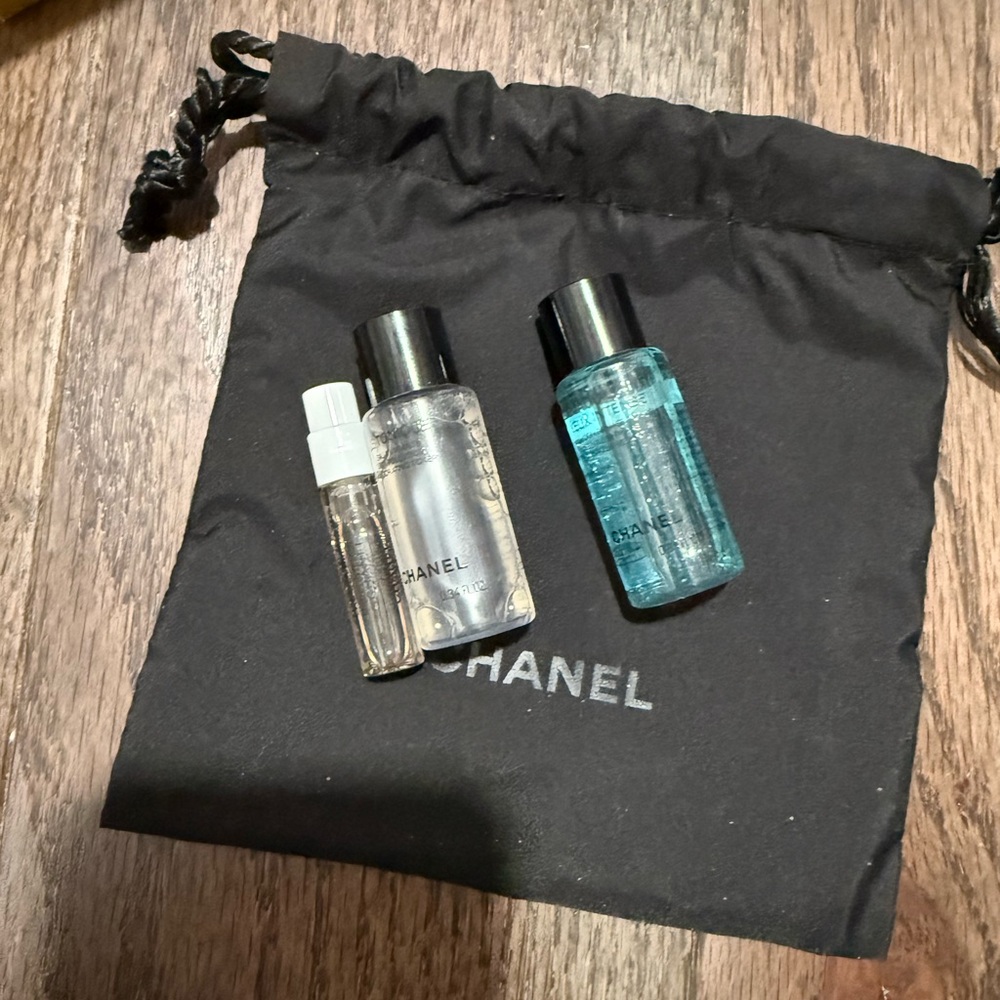 Chanel minis set with Chanel pouch - new never used